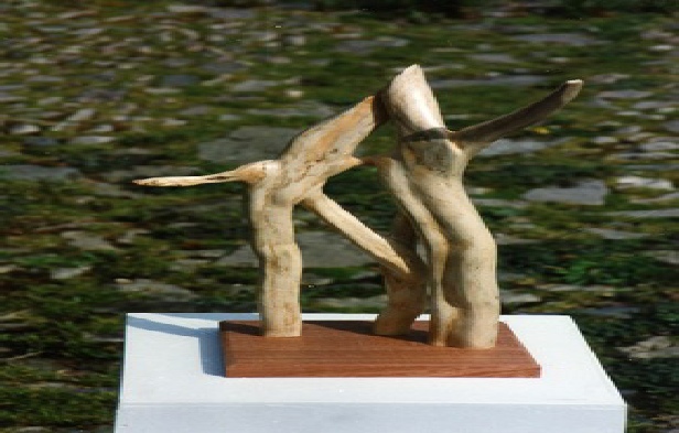The Witches-wood sculpture
